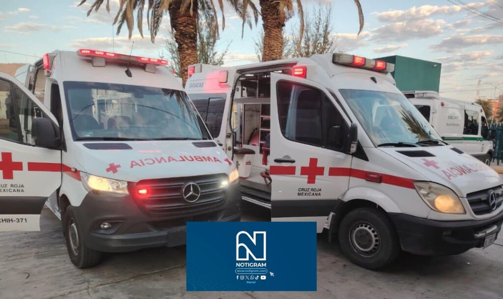 Siete lesionados en accidente sobre la Vía Corta Parral-Chihuahua; dos mujeres trasladadas graves al IMSS