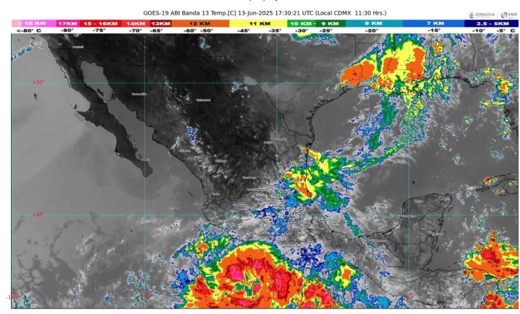 Tormenta tropical ‘Dalila’ provocará lluvias muy fuertes en Jalisco