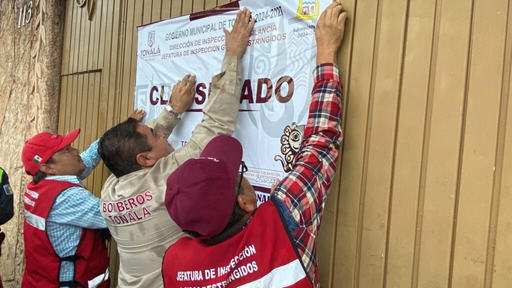 Clausuran centro de rehabilitación en Tonalá