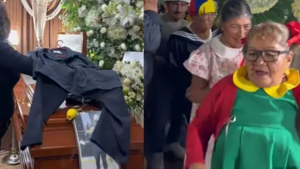 VIDEO: Funeral con temática de ‘El Chavo’ se vuelve viral