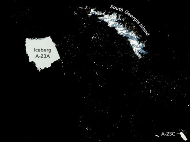 A-23A, el Iceberg más grande del mundo ha empezado a desintegrarse