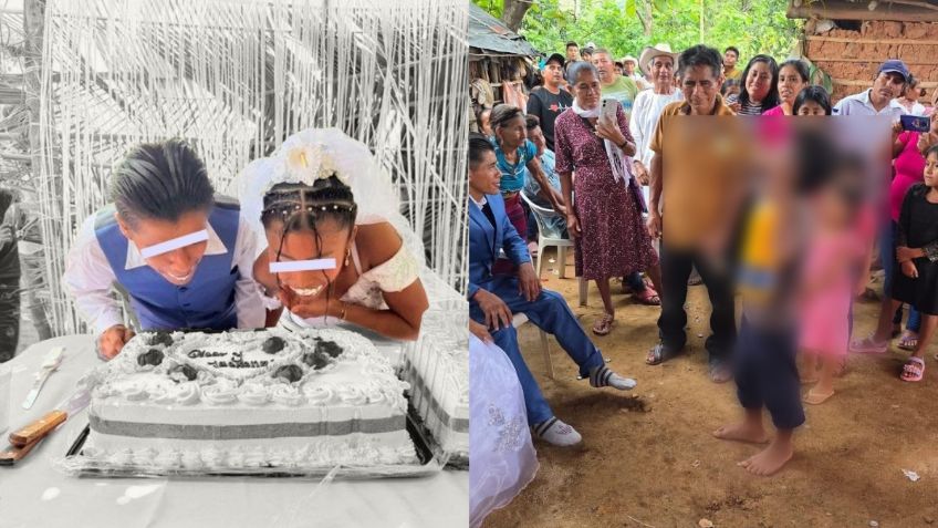 VIDEO: Celebran boda de menores de edad en Oaxaca; niños bebían cerveza