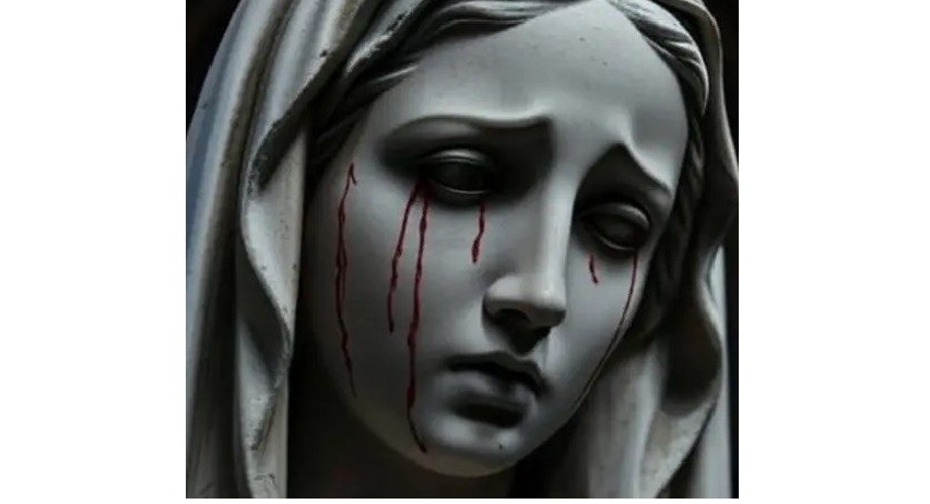 Milagro falso: descubren que Virgen lloraba sangre animal