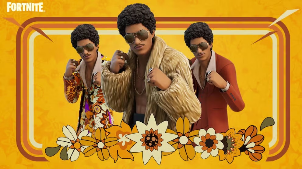 Bruno Mars sacude Fortnite: El ídolo del pop aterriza con todo su brillo en el Festival de la Temporada 9