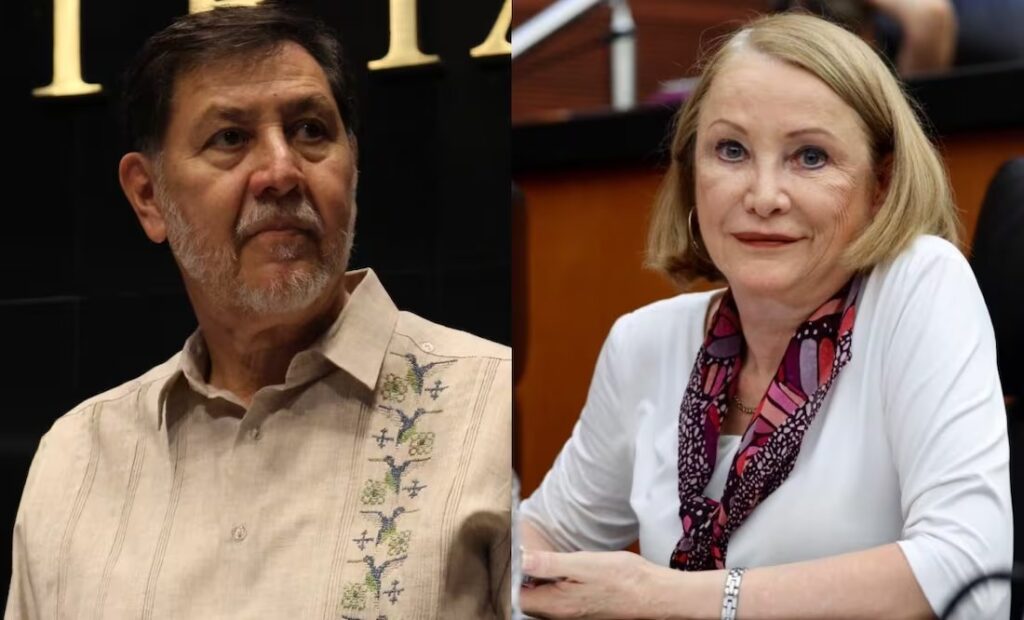 Gerardo Fernández Noroña apoya a Laura Itzel Castillo para presidir el Senado