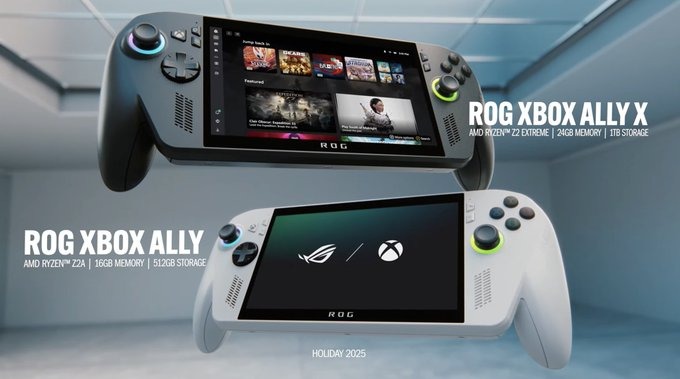 Microsoft y ASUS van contra Switch 2, revelan las nuevas consolas Portátiles ROG Xbox Ally