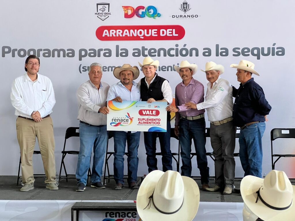Gobernador de Durango arranca programa contra la sequía