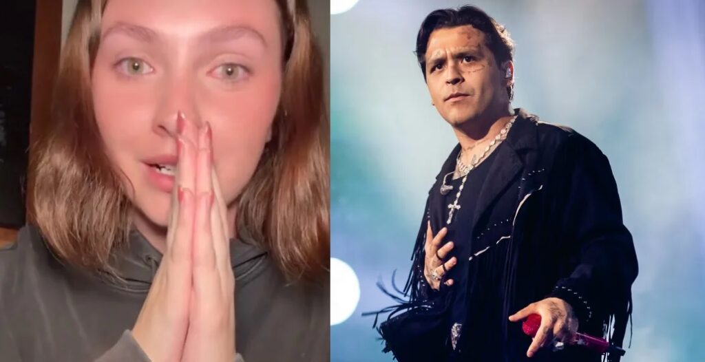 Joven acusa a Christian Nodal de cambiarla por Belinda