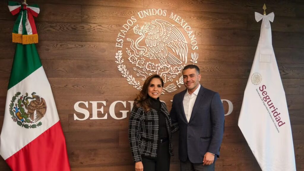 Mara Lezama y Omar García Harfuch refuerzan la seguridad en Quintana Roo