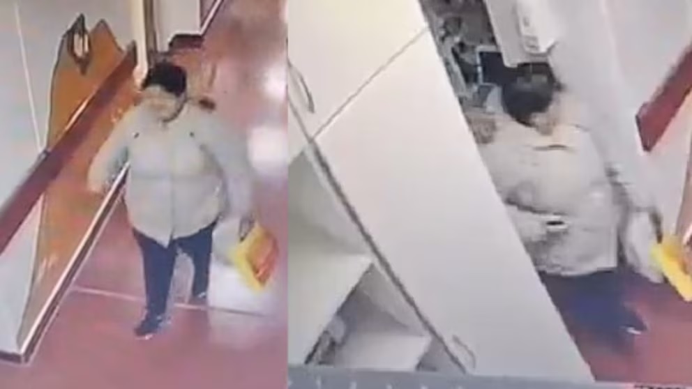 VIDEO: Fue a ver a su nieta… y salió esposada: abuelita roba celular en hospital y la atrapan