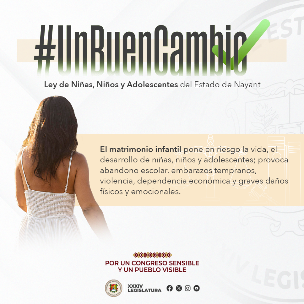 El matrimonio infantil vulnera derechos.