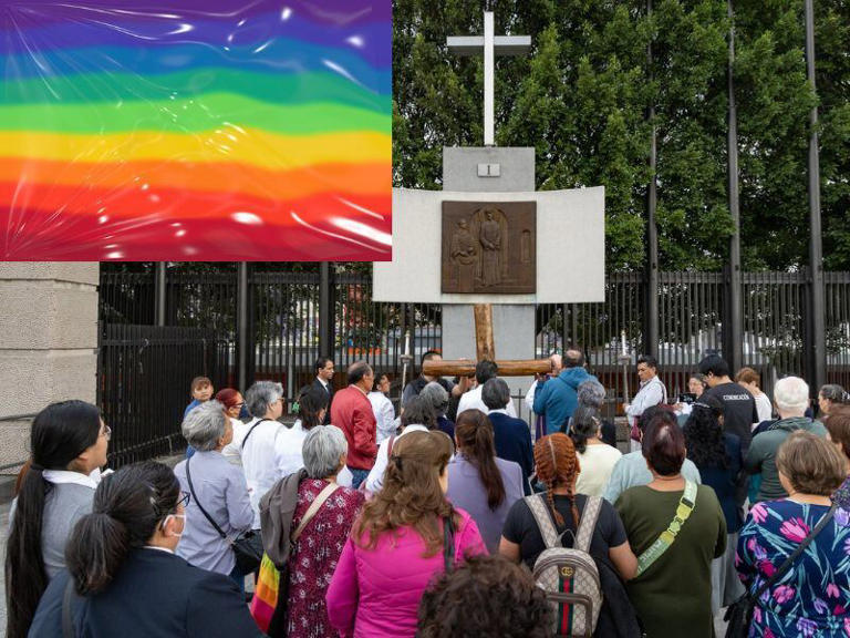VIDEO: Pareja LGBT+ denuncia acto de discriminación en la Basílica de Guadalupe por un abrazo y un beso