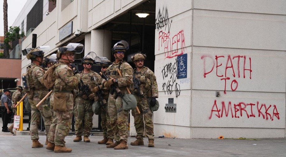La Guardia Nacional de EEUU arribó a Los Ángeles tras protestas antimigrantes
