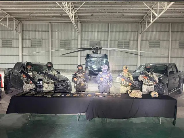 En Operativo Muralla decomisan fue arsenal abandonado en Cerralvo, Nuevo León