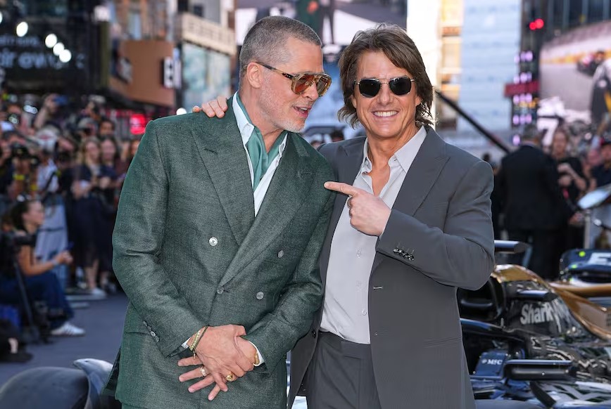 Tom Cruise y Brad Pitt Deslumbran en la Premiere de F1 en Londres
