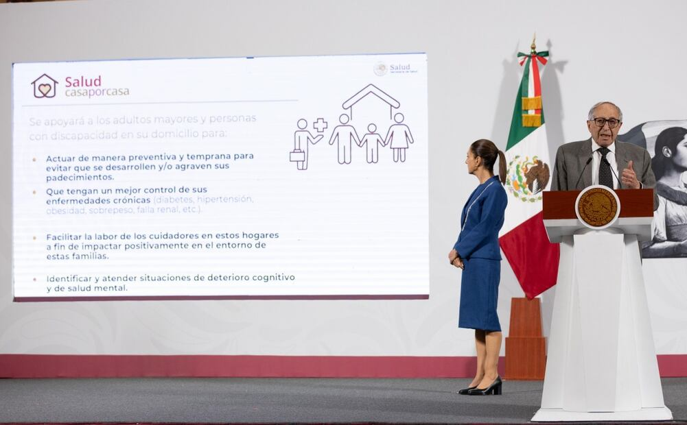 Programa «Salud Casa por Casa» contará con 20 mil profesionales médicos: Sheinbaum