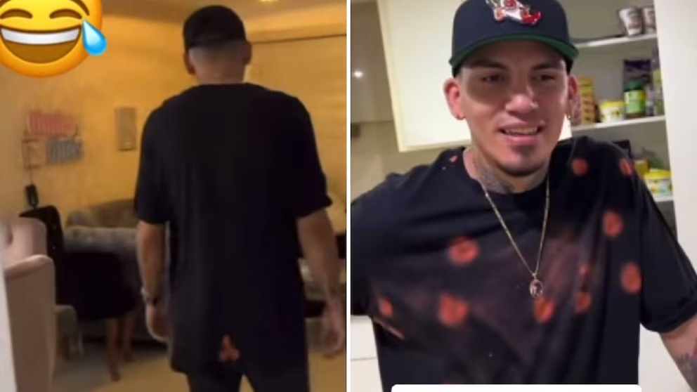 VIDEO: Joven atrapa a su amigo ladrón de perfume usando cloro