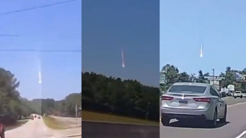 VIDEO: Misteriosa bola de fuego cruza el cielo y desata especulaciones