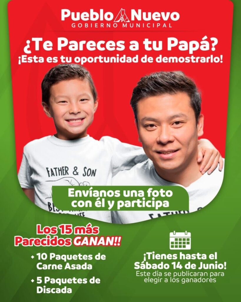 Invitan a concurso del padre más parecido en redes