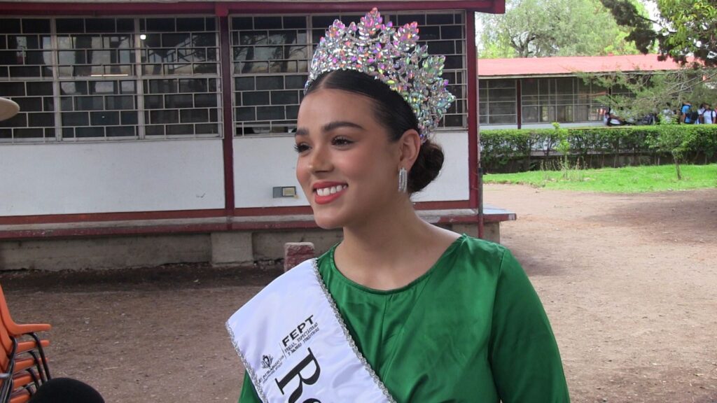 Emily Ascencio, Reina de la FENADU 2025, participa en gira de promoción para atraer visitantes a la feria