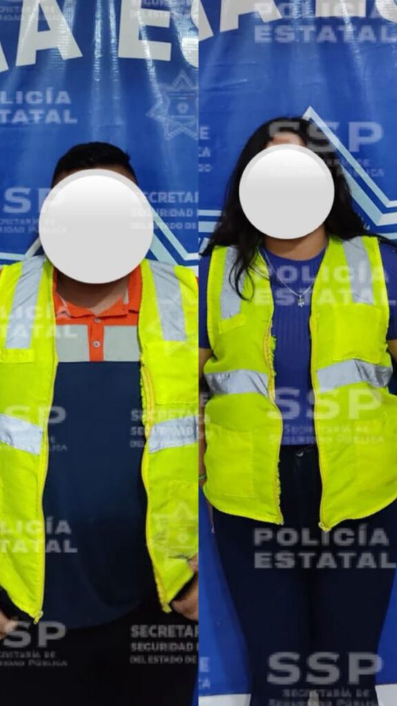Pareja dispara con arma de fuego y la detienen