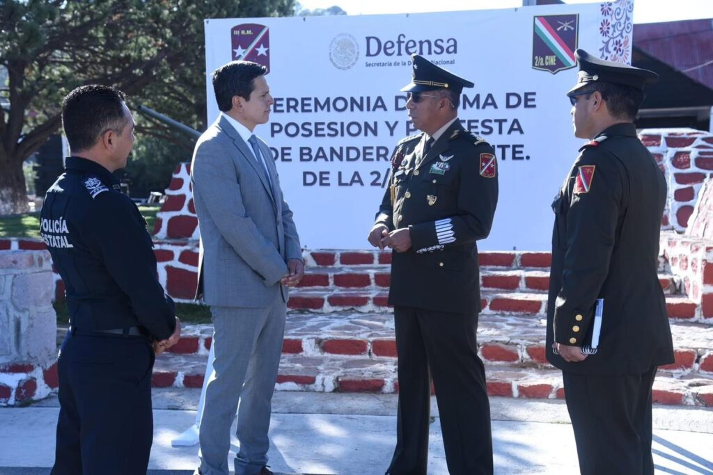 Nuevo comandante de la segunda CINE en El Salto