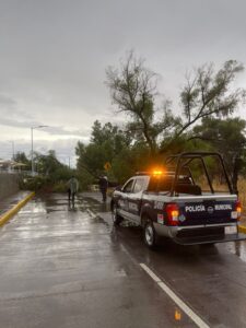 Operativo Dragón auxilió a S. Papasquiaro ante intensa lluvia