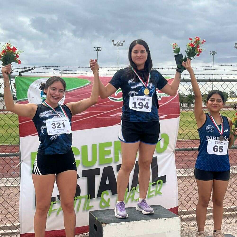 Equipo de Veliciraptor se adueña de Torreón en atletismo.