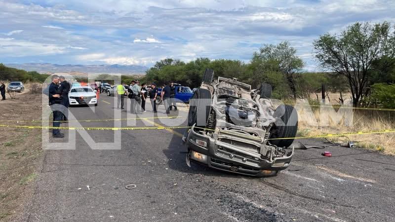 Accidente en la carretera Santiago Papasquiaro-Tepehuanes deja un fallecido y varios heridos