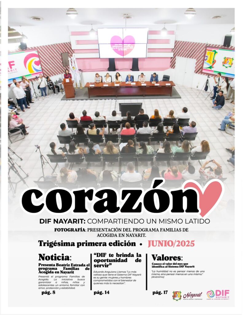 Publica DIF Nayarit nueva edición de la revista «Corazón»