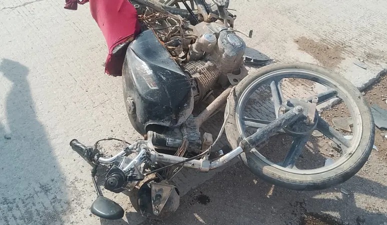 Automóvil chocó a motociclista y lo mató