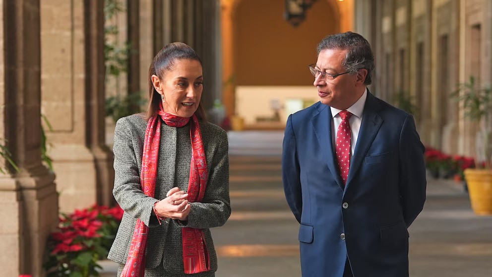 Sheinbaum busca colaborar con Gustavo Petro ante presencia de colombianos en cárteles mexicanos