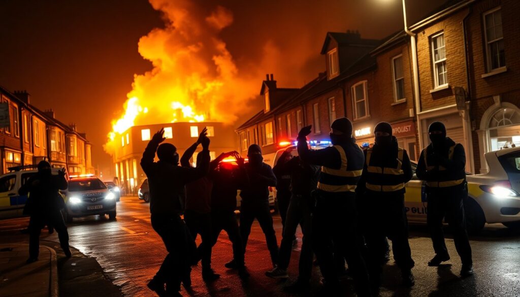 VIDEOS: Irlanda del Norte registra segunda jornada de protestas contra migrantes tras caso de abuso