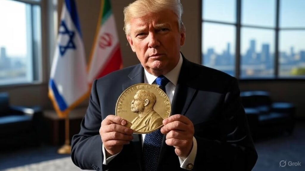 ¡No es broma! Postulan a Trump al Premio Nobel de la Paz por frenar guerra entre Irán e Israel