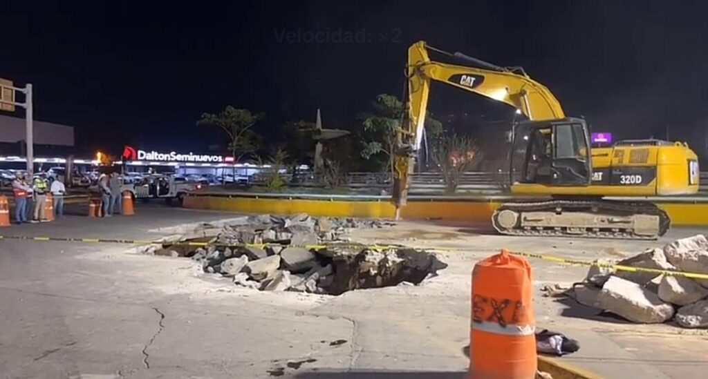 Por socavón; jueves o viernes reapertura de López Mateos y La Calma