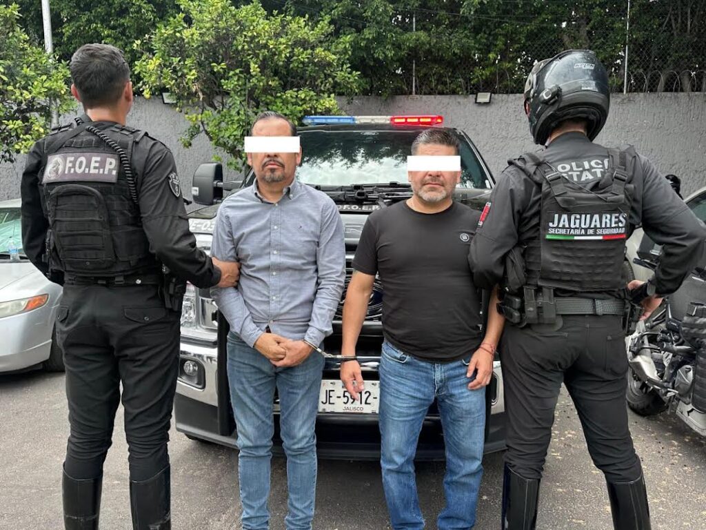 Detienen a escoltas piratas en Tlajomulco