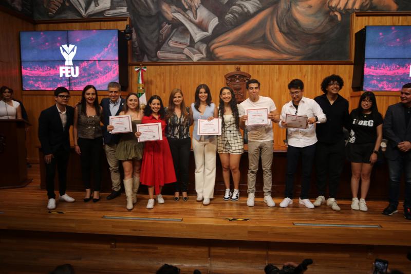 Presentan a candidatos para la presidencia de la FEU 2025-2028