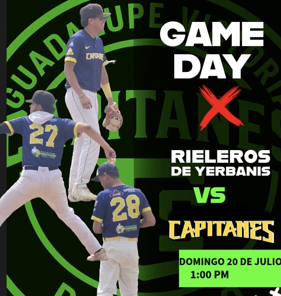 Capitanes de Guadalupe Victoria se enfrentan a Rieleros de Yerbanis rumbo al cierre de temporada regular