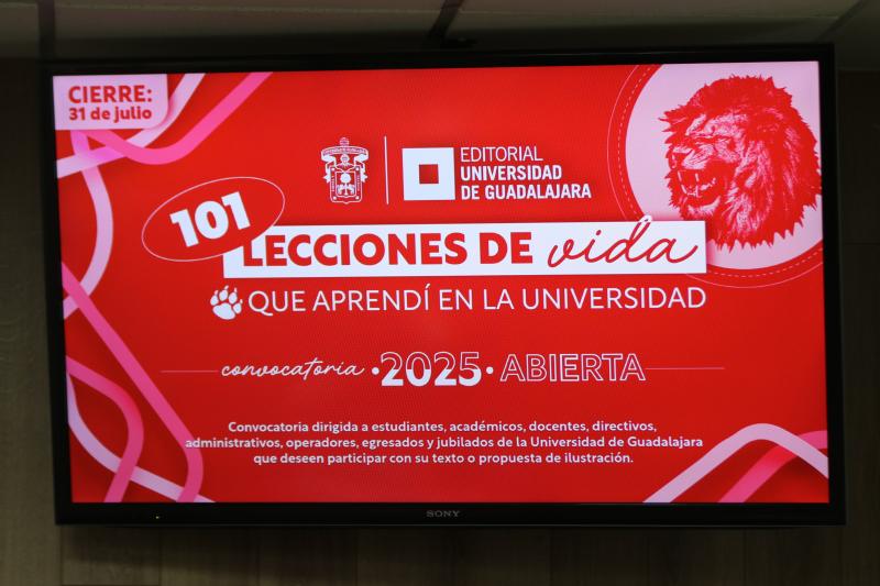 Por centenario de refundación, UdeG edita “101 Lecciones de vida que aprendí en la universidad”
