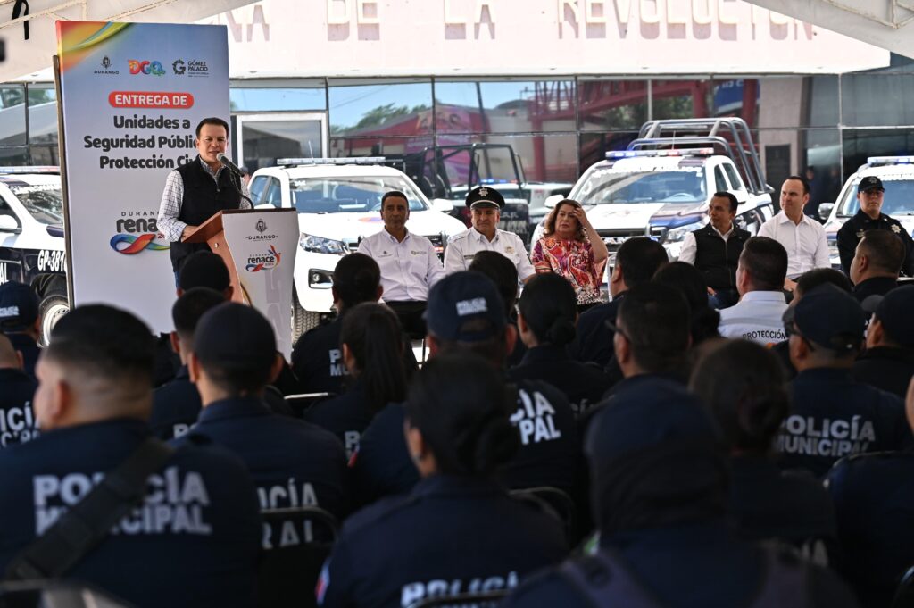 Esteban y Lety refuerzan seguridad en Gómez Palacio con patrullas y unidad de rescate
