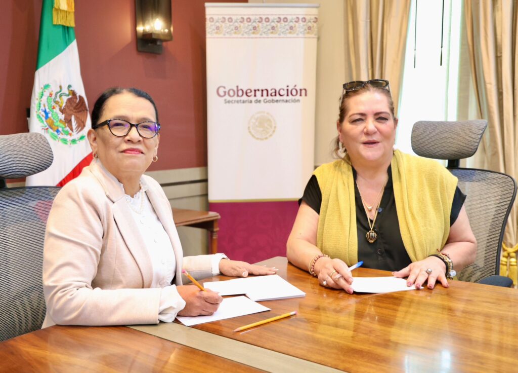 Rosa Icela Rodríguez se reúne con Taddei para hablar de futuros procesos electorales