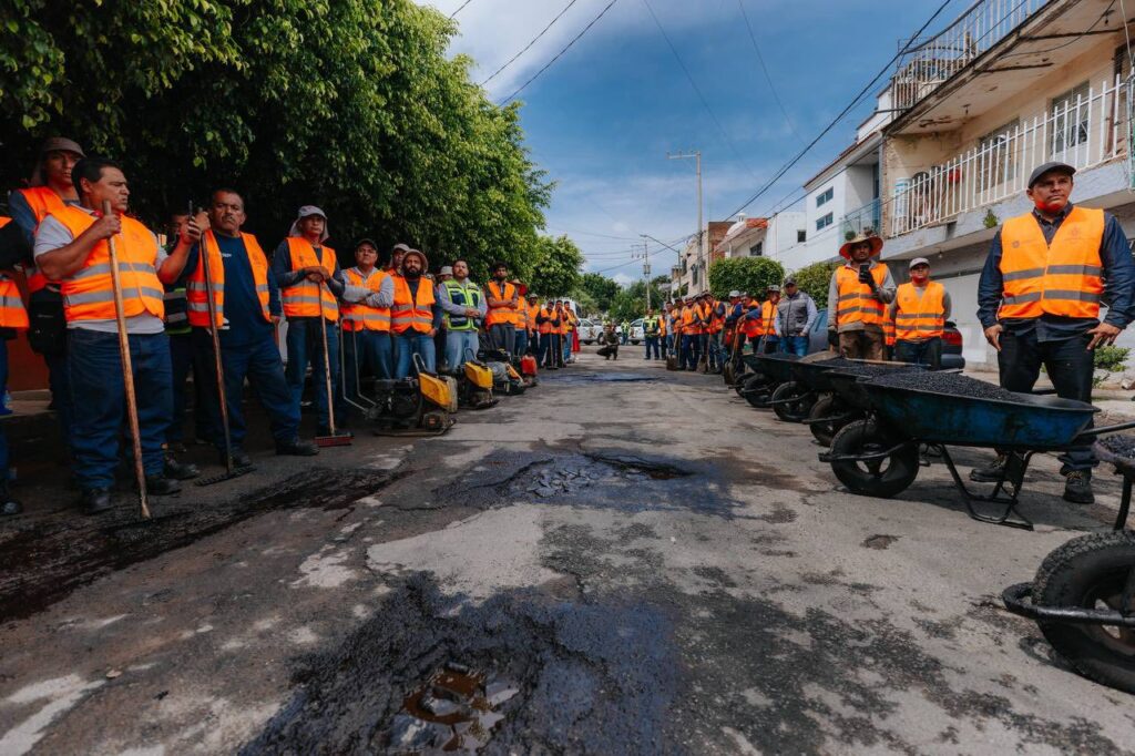 Inicia Guadalajara Plan Emergente de Bacheo para atender 11 mil puntos críticos