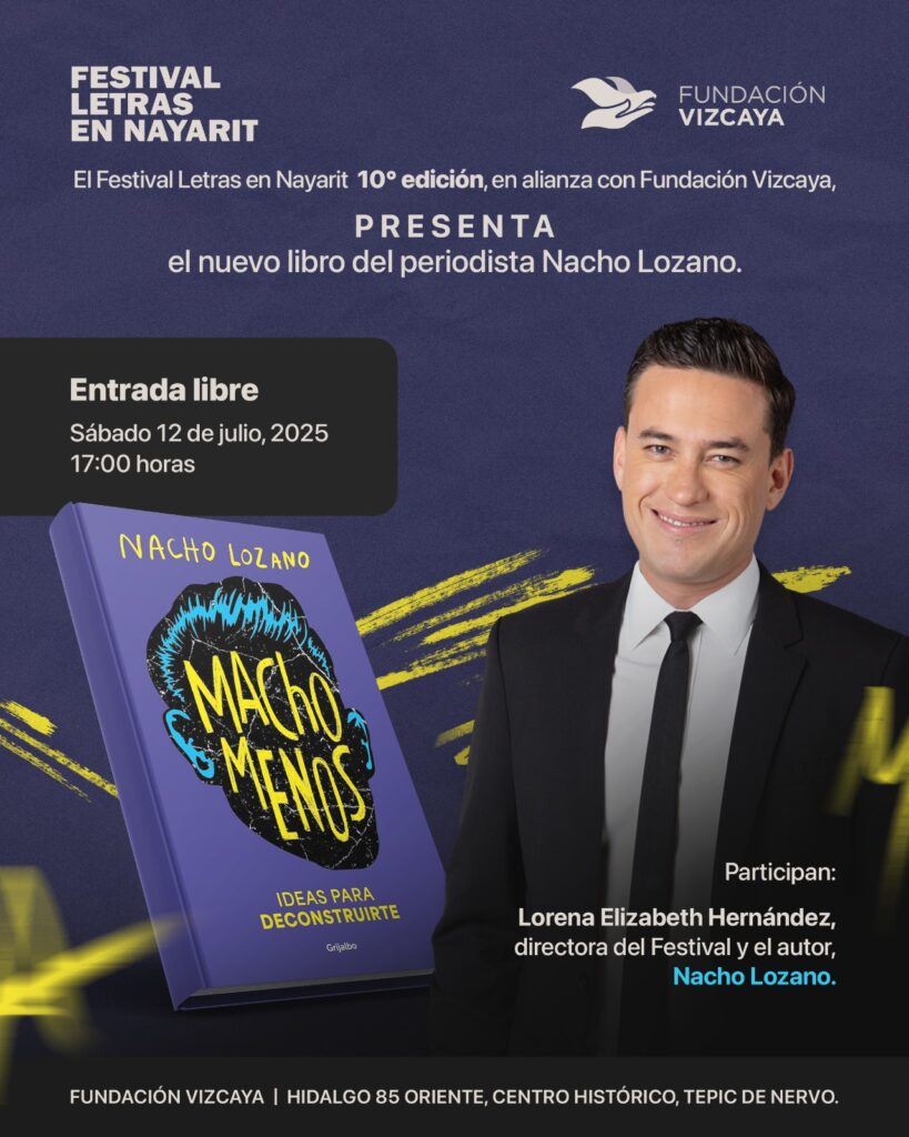 Presentará su nuevo libro en Tepic el periodista Nacho Lozano