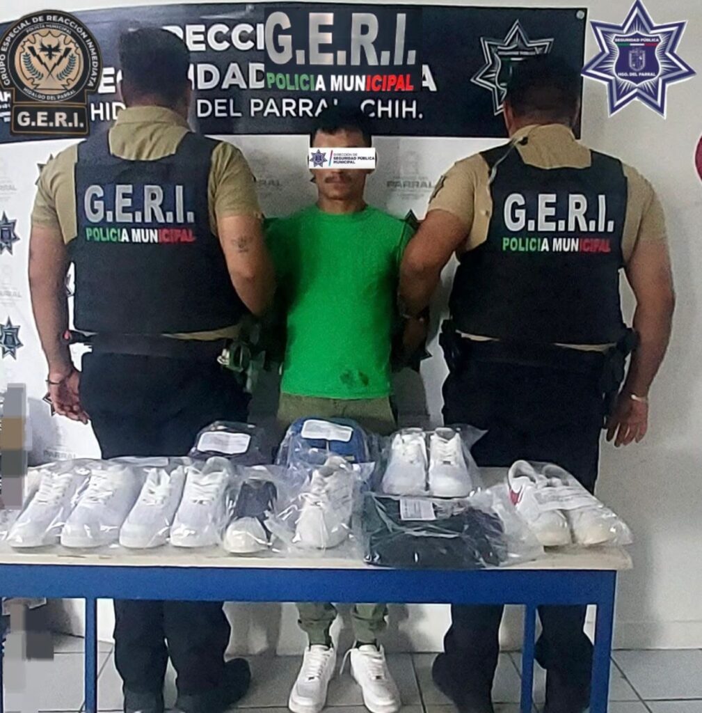 GERI detiene a hombre por presunto robo a negocio en la zona centro