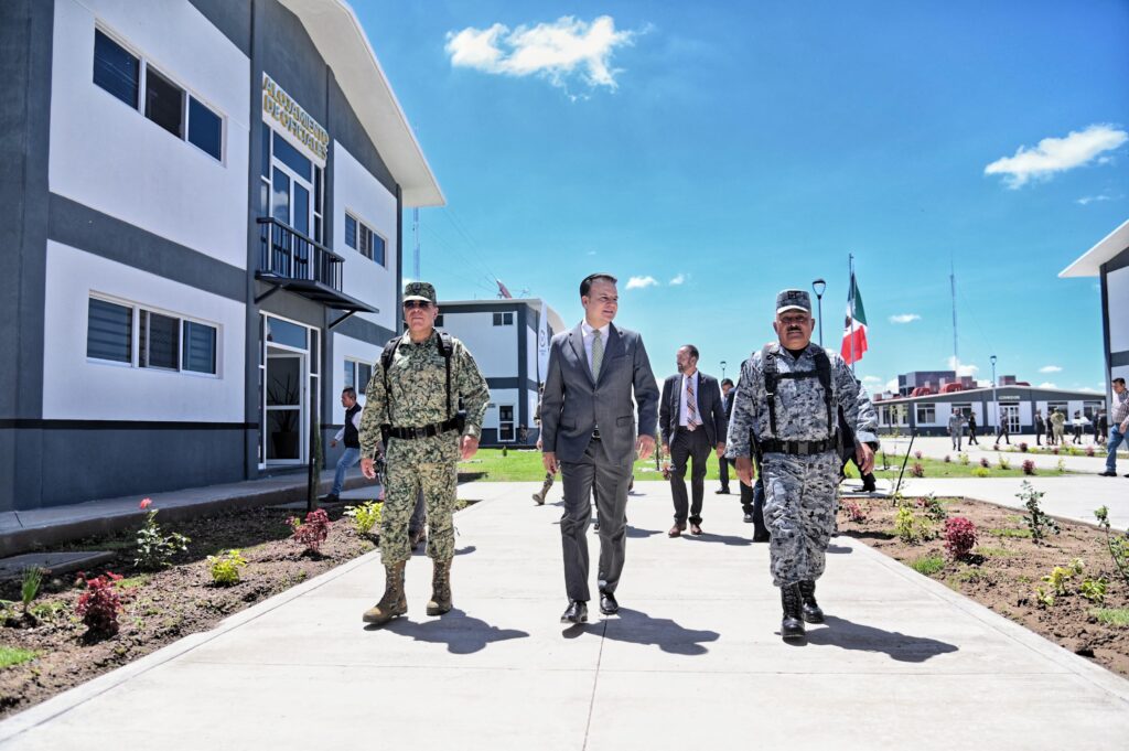 Gobierno del Estado y Guardia Nacional fortalecen la seguridad en Durango con nuevo cuartel estatal