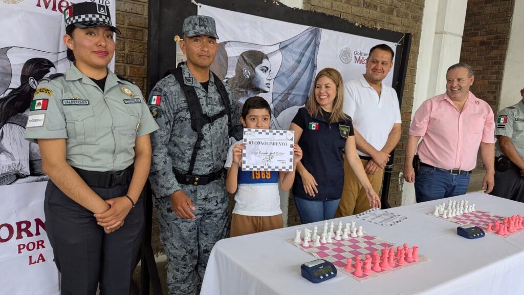 Realizan torneo de ajedrez como estrategia de prevención y fomento a la sana convivencia