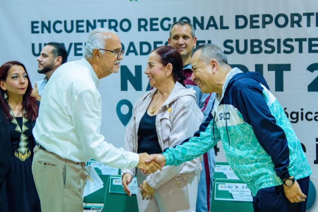 El gobernador Miguel Ángel Navarro Quintero inauguró el Encuentro Regional Deportivo y Cultural de Universidades Tecnológicas y Politécnicas Nayarit 2025