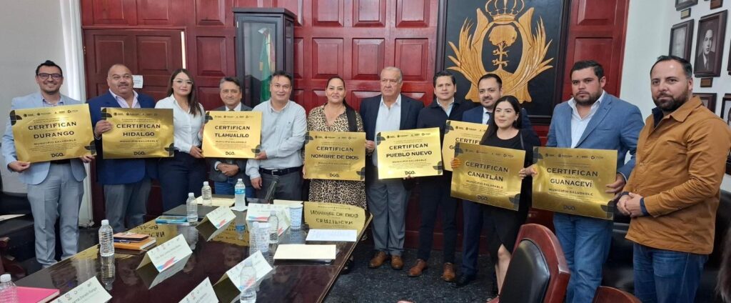 Con respaldo del Gobernador, ocho municipios de Durango reciben reconocimiento nacional como Promotores de la Salud