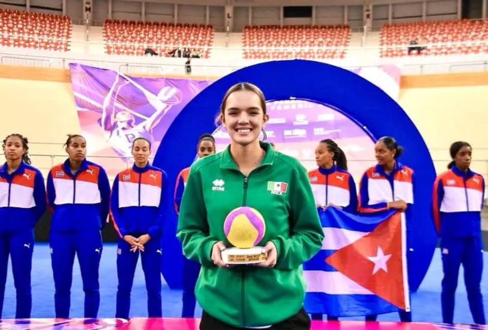 Michelle Lizárraga, orgullo duranguense, representará a México en torneos internacionales de voleibol
