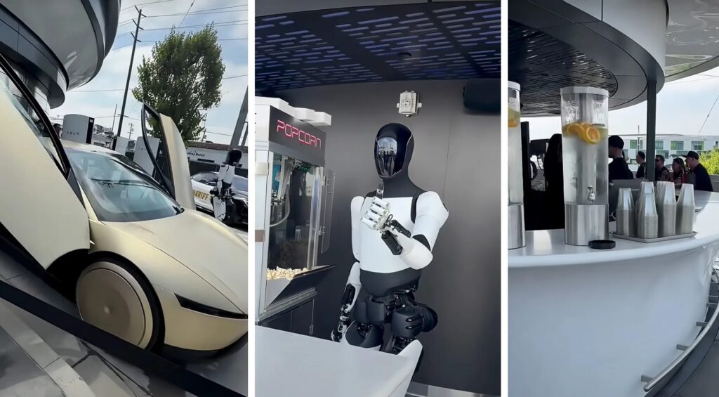 Elon Musk abre el primer restaurante Tesla con robots, autocine y “salsa eléctrica”
